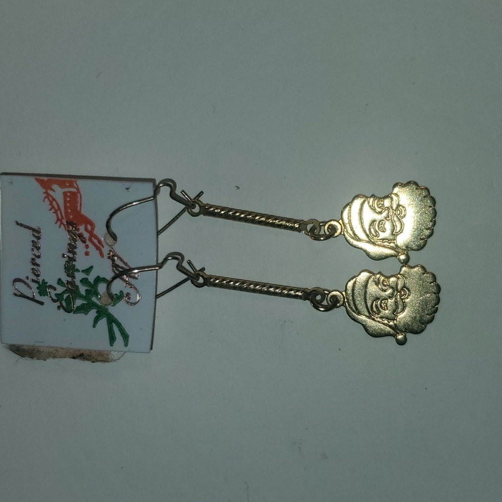 Vintage Santa Claus earrings